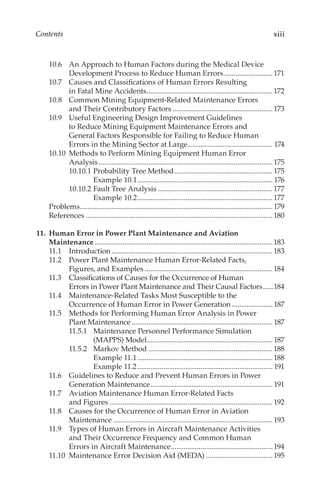 Safety And Human Error In Engineering Systems B S Dhillon | PDF