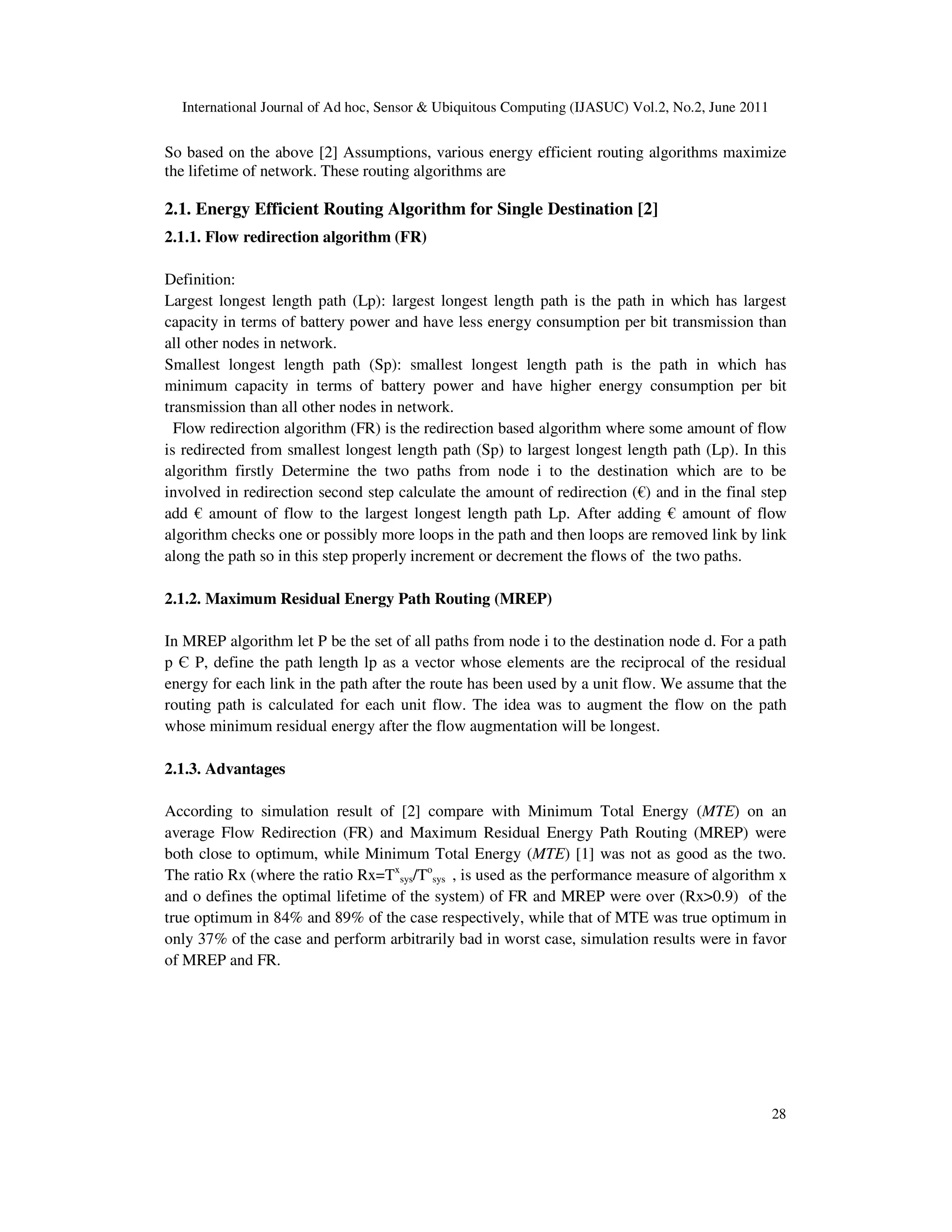 ENERGY EFFICIENT ROUTING ALGORITHM FOR MAXIMIZING THE MINIMUM LIFETIME OF WIRELESS SENSOR NETWORK: A REVIEW