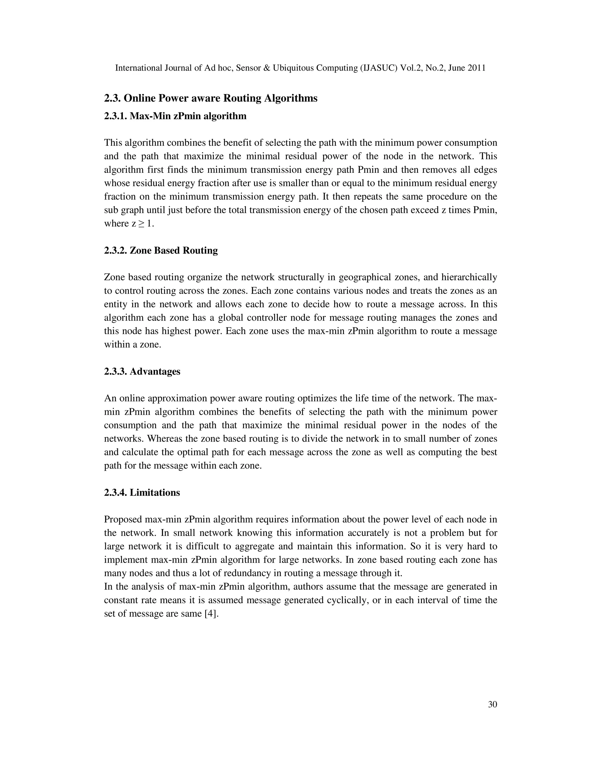 ENERGY EFFICIENT ROUTING ALGORITHM FOR MAXIMIZING THE MINIMUM LIFETIME OF WIRELESS SENSOR NETWORK: A REVIEW