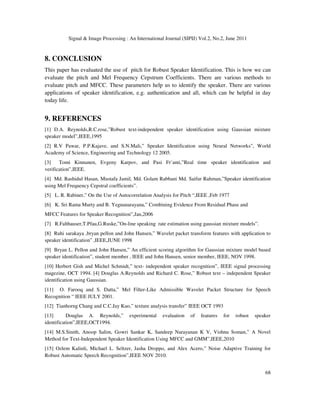 Speaker Identification | PDF