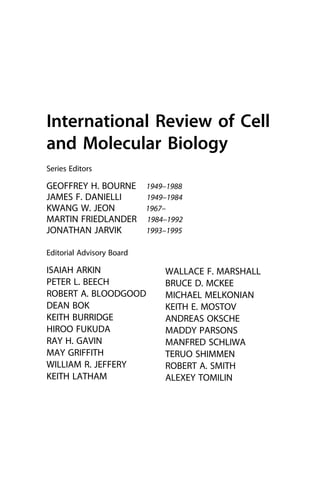 International Review Of Cell And Molecular Biology Kwang W Jeon Eds | PDF