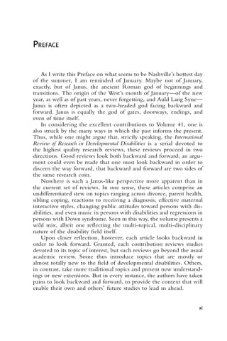 Hodapp Pdf International Review Of Research In Developmental Disabilities 41 ...