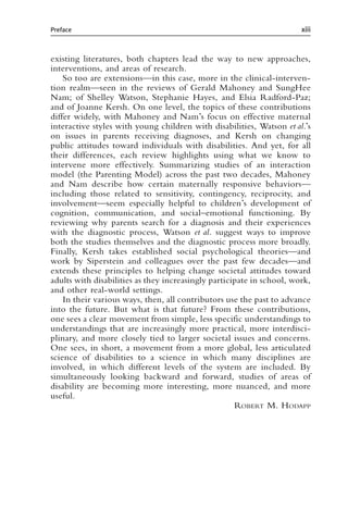 Hodapp Pdf International Review Of Research In Developmental Disabilities 41 ...