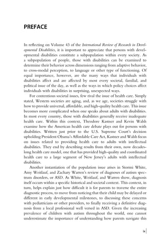 Hodapp Pdf International Review Of Research In Developmental Disabilities Robert M ...