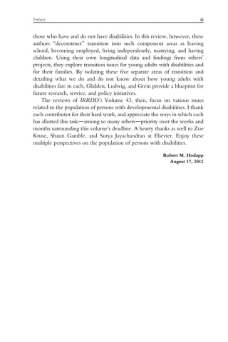Hodapp Pdf International Review Of Research In Developmental Disabilities Robert M ...