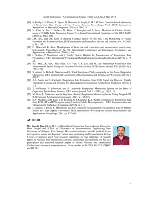 DEVELOPMENT OF A RESPIRATION RATE METER –A LOW-COST DESIGN APPROACH | PDF