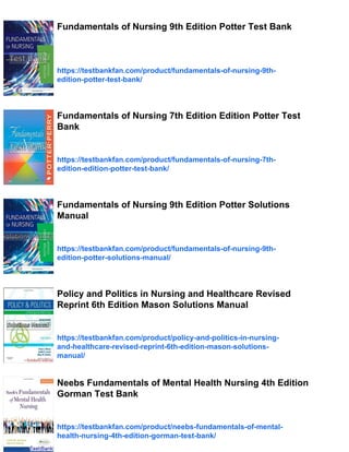 Canadian Fundamentals of Nursing Revised Reprint 4th edition Potter ...