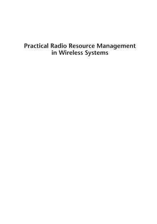 Practical Radio Resource Management
in Wireless Systems
 