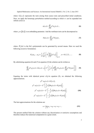 APPROXIMATE ANALYTICAL SOLUTION OF NON-LINEAR BOUSSINESQ EQUATION FOR ...