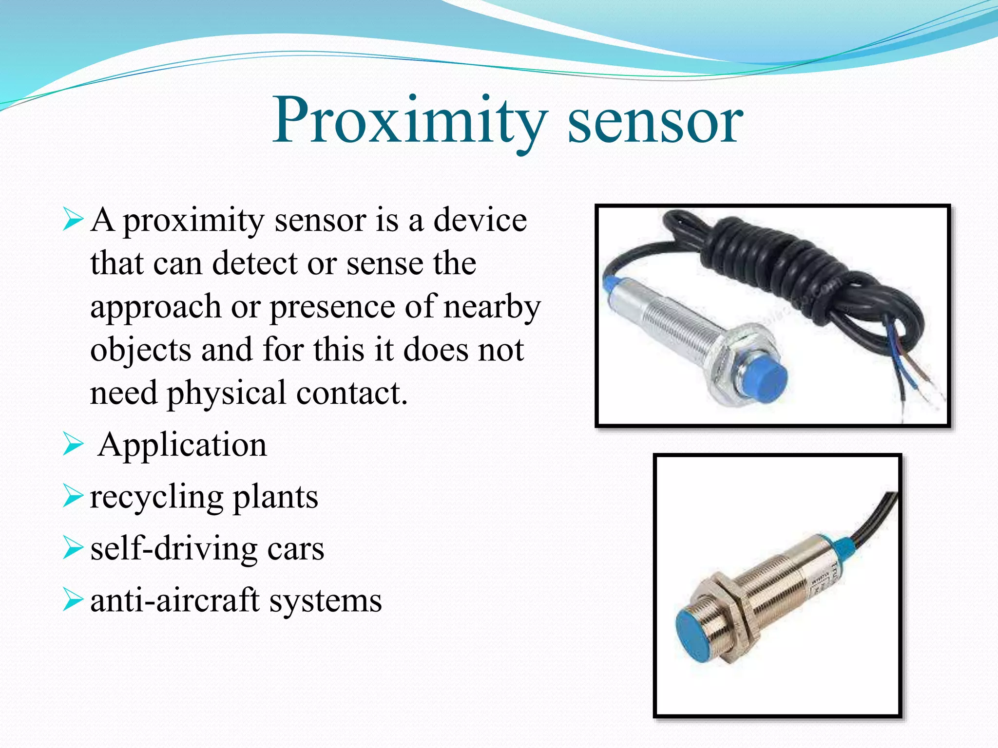 All Types of sensor in power point presentation | PPTX