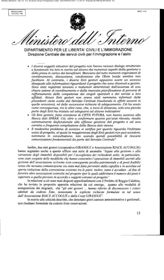 Ministero dell'Interno – Dip. LCI - D.C. dei servizi civili per l'immigrazione e l'asilo - AOO SERVIZI CIVILI - 4.1.3/4.1/4 - Protocollo 0017646 del 09/10/2018 - A3 -
 