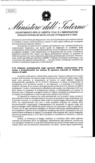 Ministero dell'Interno – Dip. LCI - D.C. dei servizi civili per l'immigrazione e l'asilo - AOO SERVIZI CIVILI - 4.1.3/4.1/4 - Protocollo 0017646 del 09/10/2018 - A3 -
 