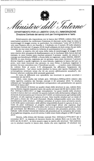 Ministero dell'Interno – Dip. LCI - D.C. dei servizi civili per l'immigrazione e l'asilo - AOO SERVIZI CIVILI - 4.1.3/4.1/4 - Protocollo 0017646 del 09/10/2018 - A3 -
 