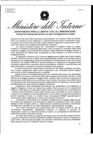 Ministero dell'Interno – Dip. LCI - D.C. dei servizi civili per l'immigrazione e l'asilo - AOO SERVIZI CIVILI - 4.1.3/4.1/4 - Protocollo 0017646 del 09/10/2018 - A3 -
 