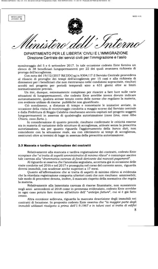 Ministero dell'Interno – Dip. LCI - D.C. dei servizi civili per l'immigrazione e l'asilo - AOO SERVIZI CIVILI - 4.1.3/4.1/4 - Protocollo 0017646 del 09/10/2018 - A3 -
 