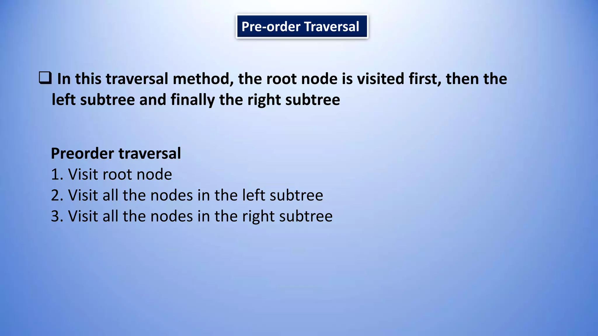 Tree Traversal | PPTX