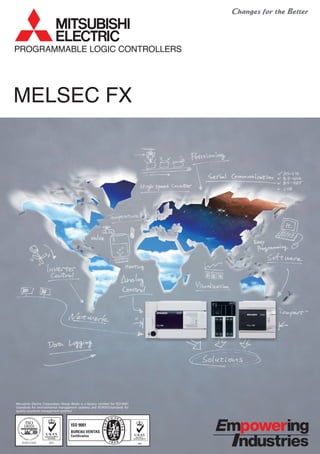 PROGRAMMABLE LOGIC CONTROLLERS
MELSEC FX
 