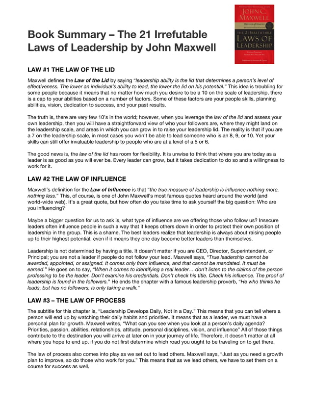 2 21 Irrefutable Laws of Leadership...pdf