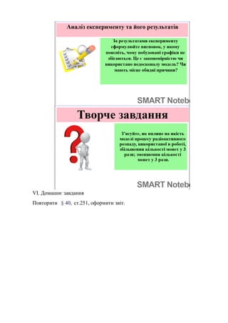 VІ. Домашнє завдання
Повторити § 40, ст.251, оформити звіт.
 
