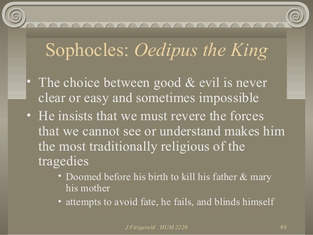 the redemption of evil in oedipus rex a play by sophocles the redemption of evil in oedipus rex a play by sophocles