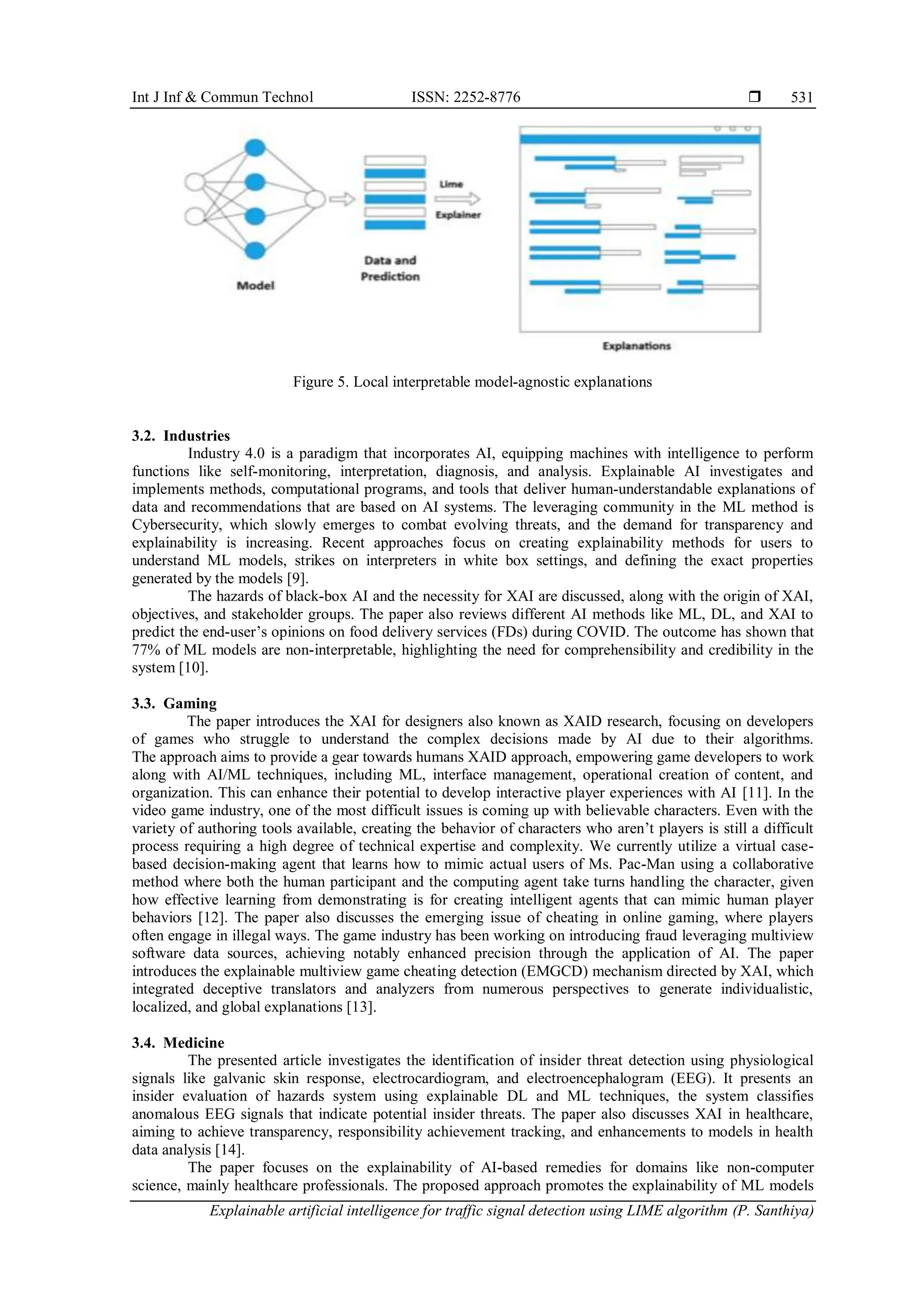 Explainable artificial intelligence for traffic signal detection using ...