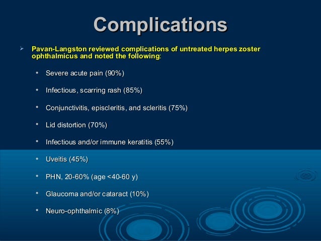 Herpes symplex virus complications