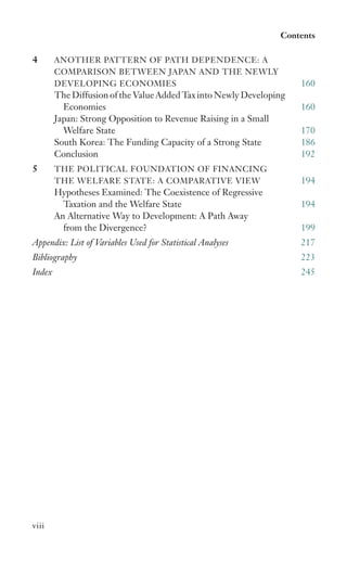 Regressive Taxation And The Welfare State Path Dependence And Policy ...