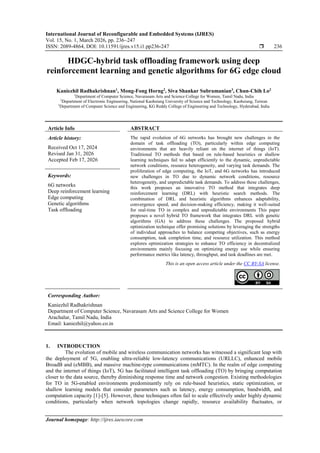 HDGC-hybrid task offloading framework using deep reinforcement learning ...