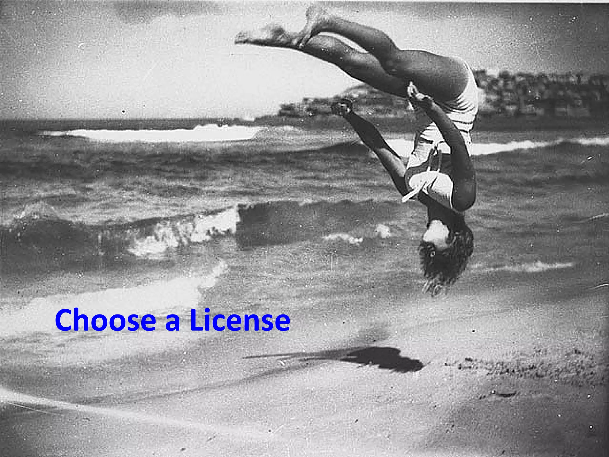 Choose a License 
 