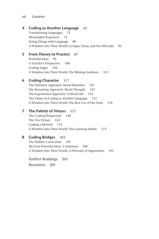 Beyond Coding How Children Learn Human Values Through Programming ...