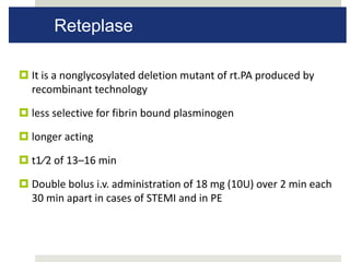 Pharmacology Fibrinolytics Powerpoint Presentation PPTX pharmacology-fibrinolytics-powerpoint-presentation-pptx