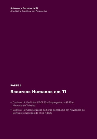 Software e Serviços de TI: A Indústria Brasileira em Perspectiva