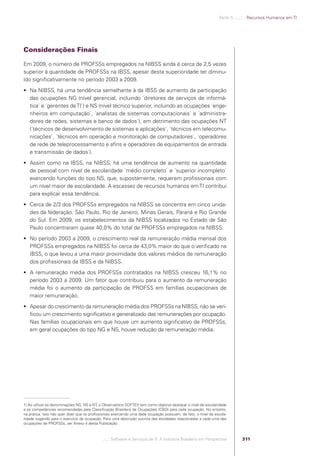 Software e Serviços de TI: A Indústria Brasileira em Perspectiva