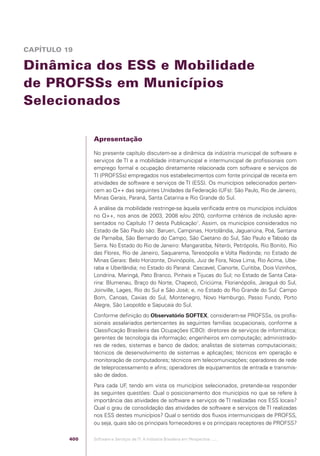 Software e Serviços de TI: A Indústria Brasileira em Perspectiva