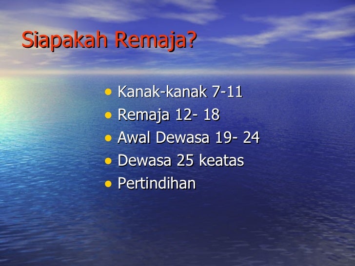 22249089 Perkembangan Awal Remaja