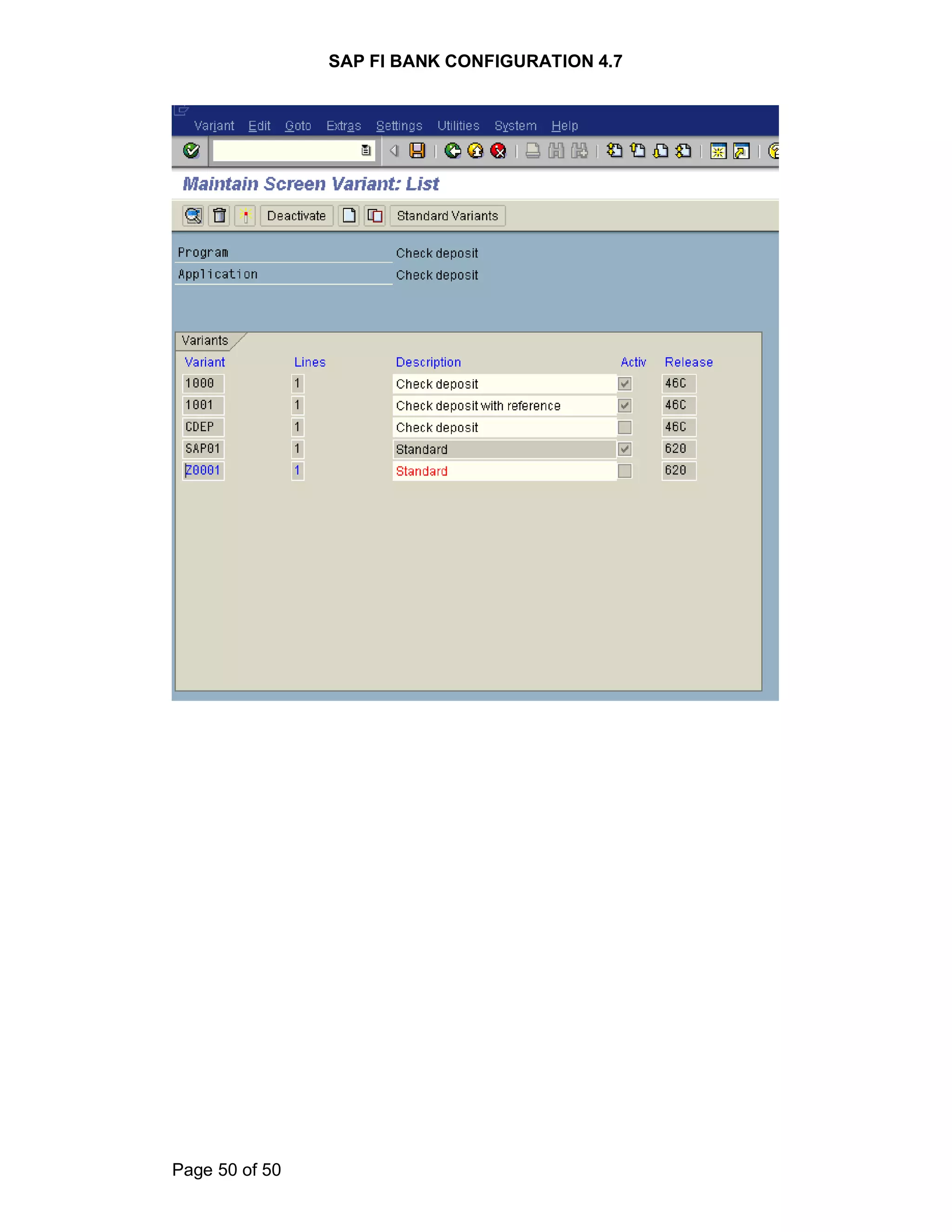 SAP FI BANK CONFIGURATION 4.7
Page 50 of 50
 