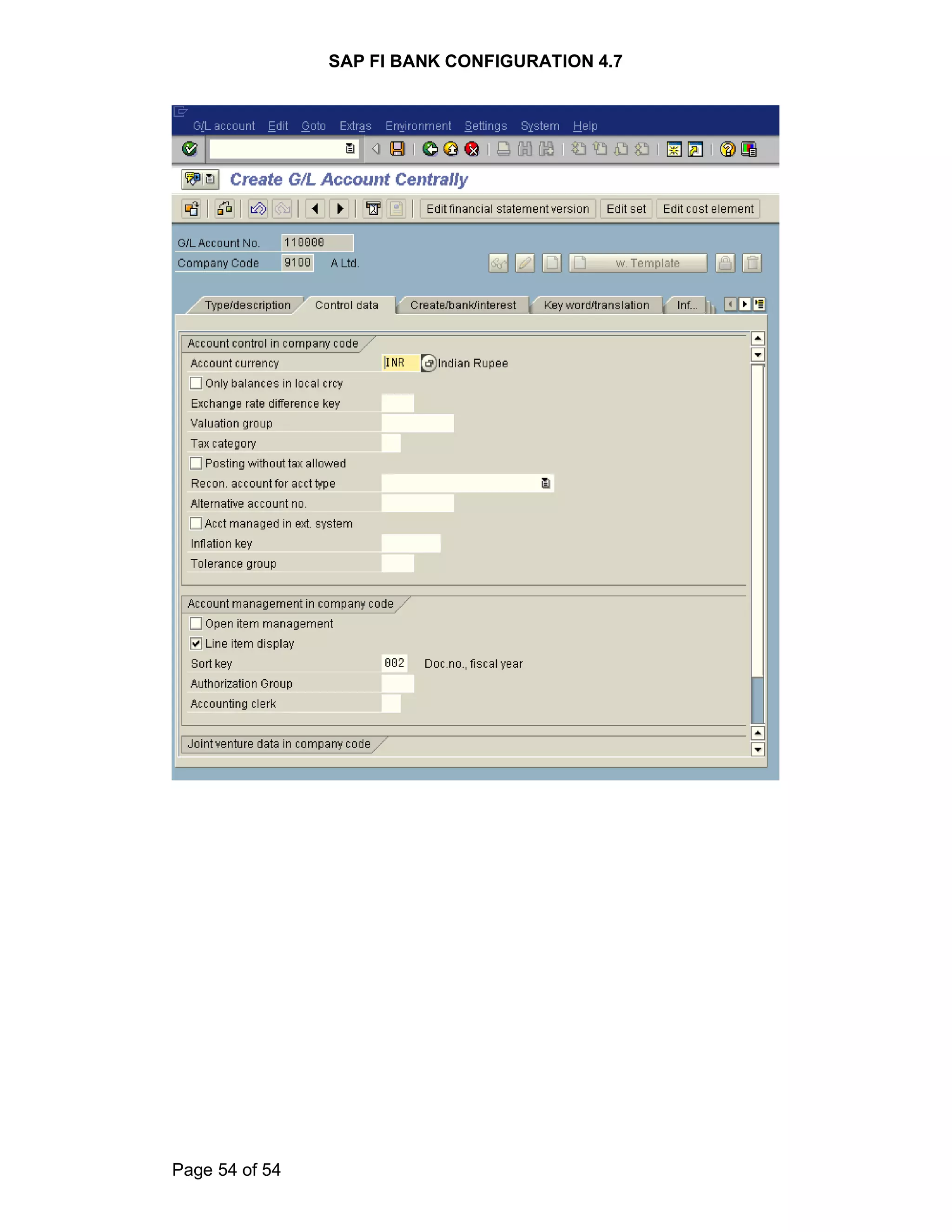 SAP FI BANK CONFIGURATION 4.7
Page 54 of 54
 