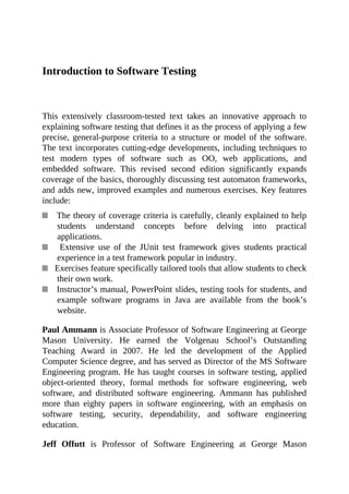Comprehensive Guide to Software Testing: Principles and Practices | PDF