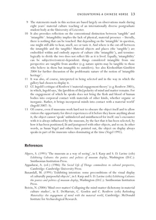 Museum Objects Experiencing The Properties Of Things Sandra H Dudley | PDF