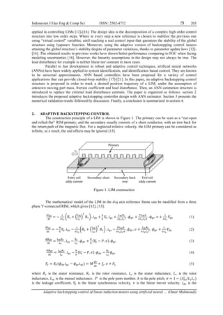 Adaptive backstepping control of linear induction motors using ...