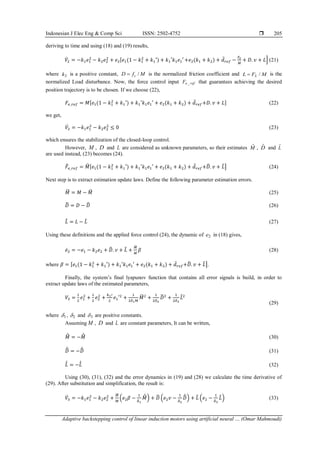 Adaptive backstepping control of linear induction motors using ...