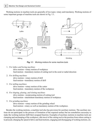 Machine Tool Design Numerical Control 3rd Edition N K Mehta | PDF
