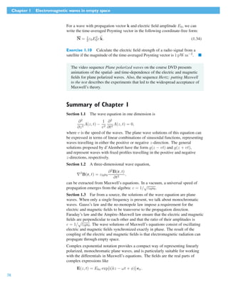 Smt359 3 Electromagnetic Waves Open University | PDF
