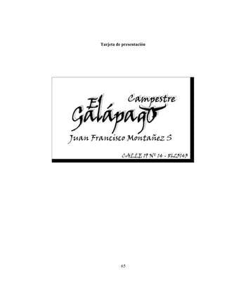 Tarjeta de presentación




          65
 