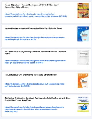 Ssc Jemainscivil Engineering Made Easy Editorial Board | PDF