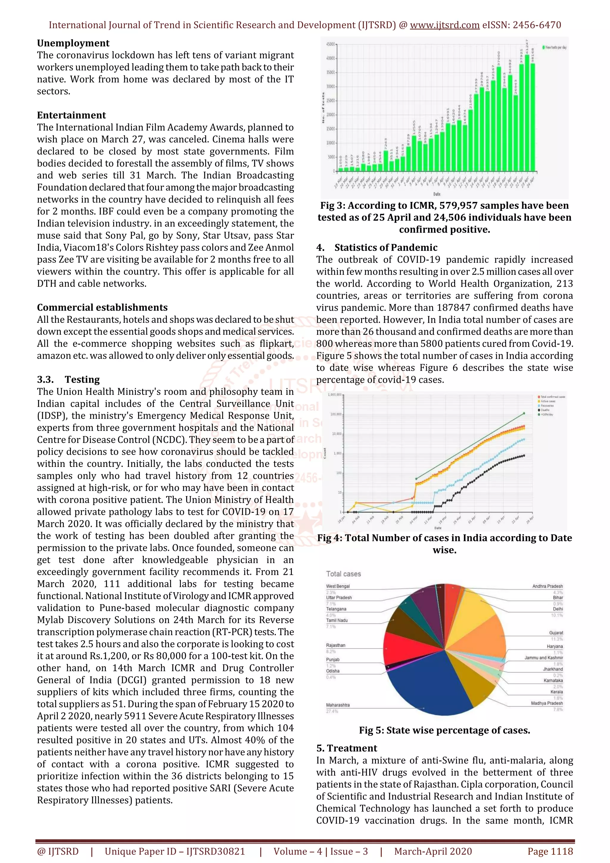 A Brief Overview on Coronavirus Covid 19 in India | PDF