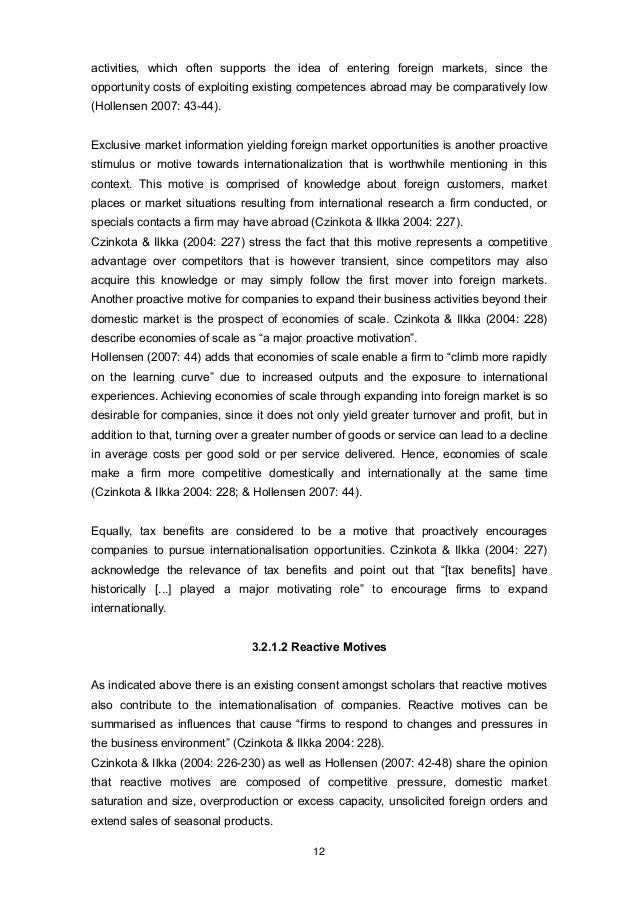 Bachelor thesis service marketing