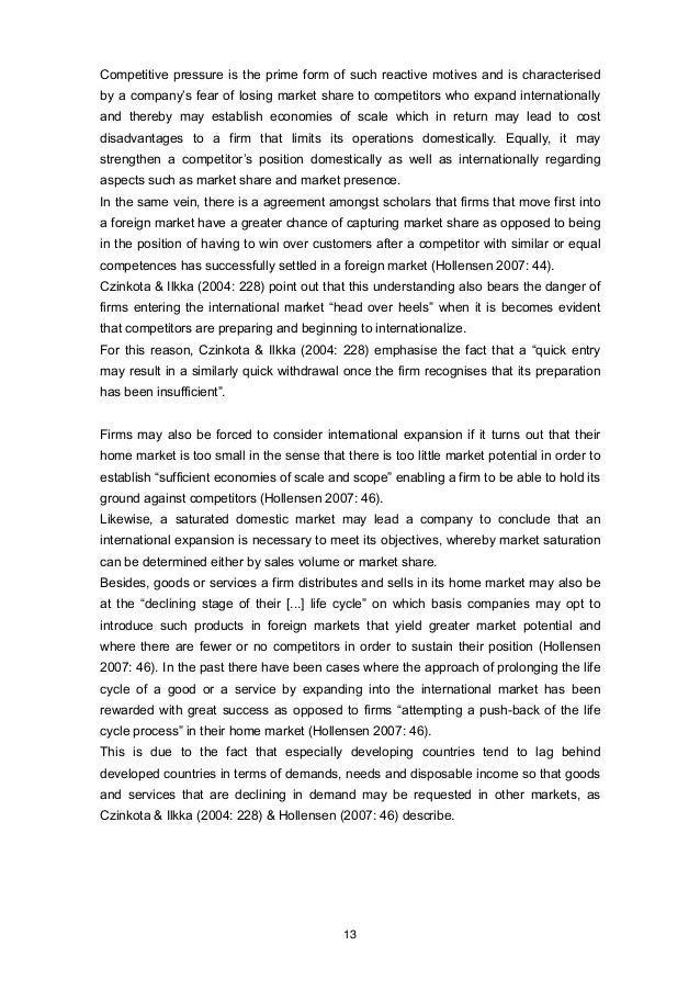 Bachelor thesis service marketing