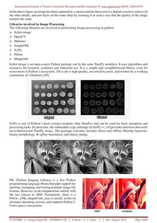 Image Processing in the Current Scenario | PDF | Photo Editing Software ...