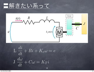 〓解きたい系って




               15
2013年3月6日水曜日        15
 